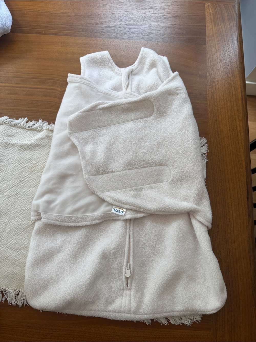 Halo Cream Fleece Wearable Sleep Sack